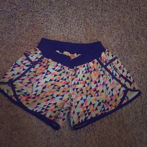 Lululemon running shorts multi colored